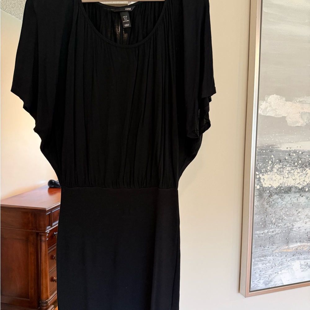 H&M Black Midi Dress